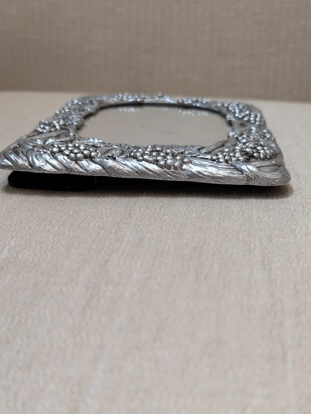 Arthur Court Ornate Silver Pewter Grape Vine Picture Frame Vintage 1990